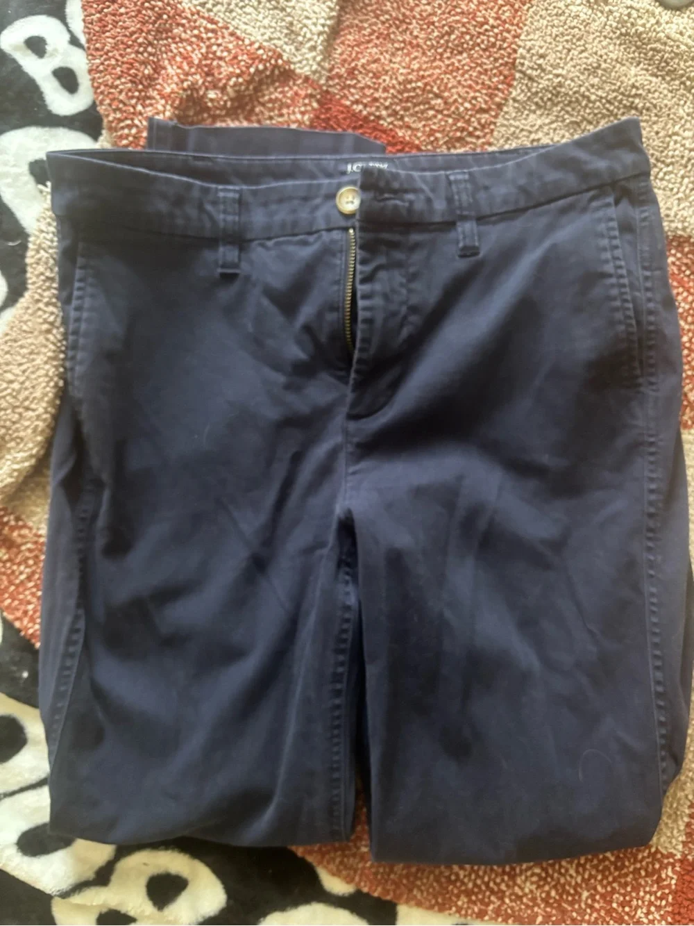 J. Crew Women's Navy Chinos